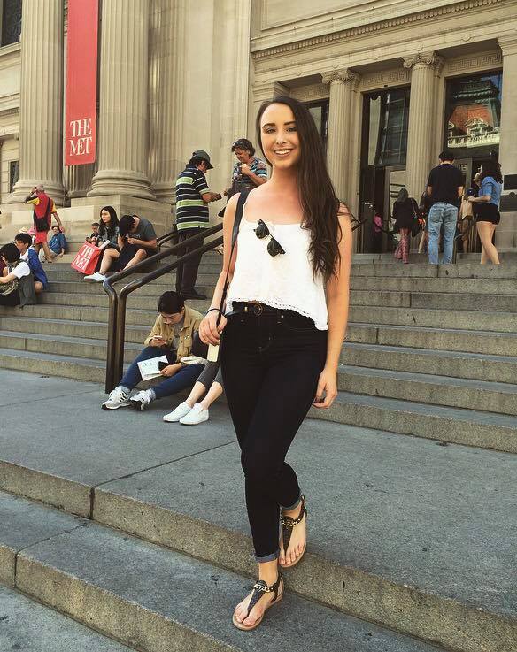 Girl on the Met Steps