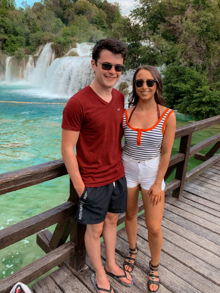 Couple at Krka National Park