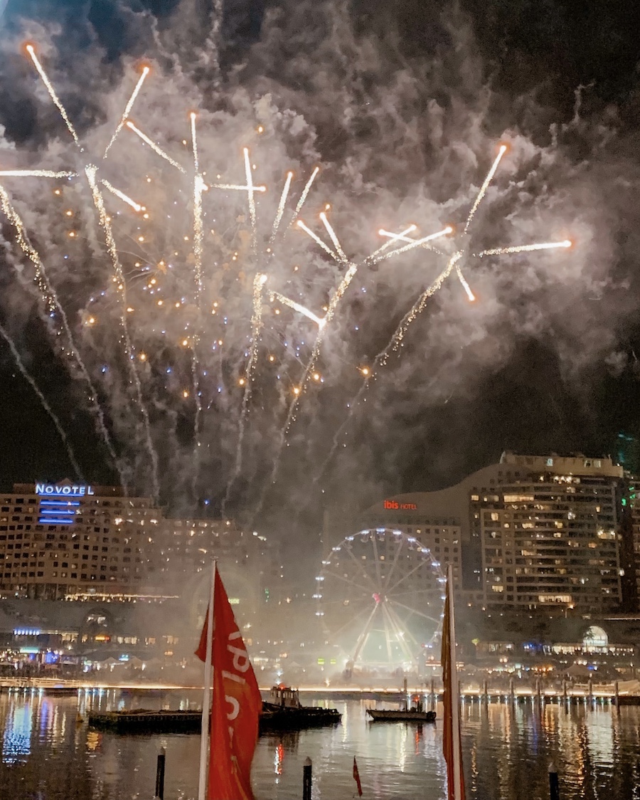 Fireworks Show at Darling Harbour Sydney