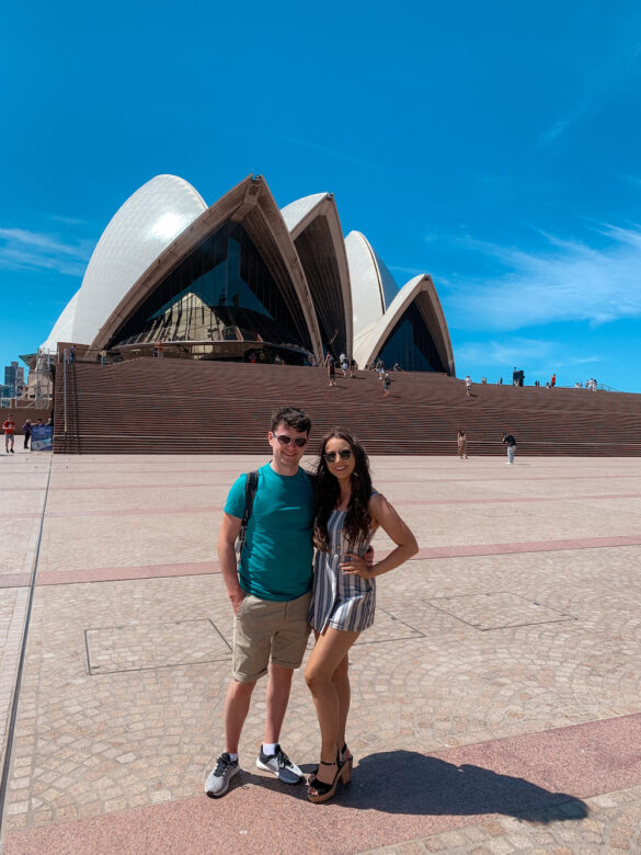 Couple at Sydney Opera House