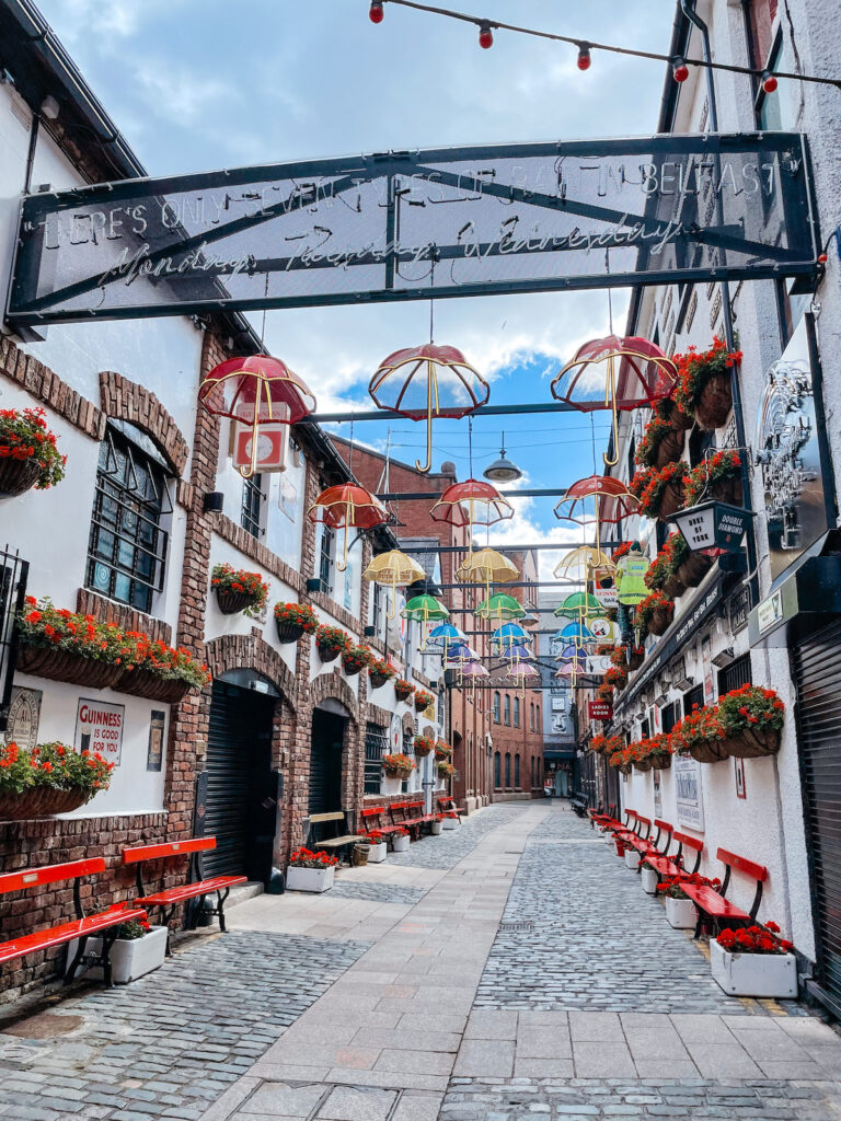 Duke of York umbrellas Belfast