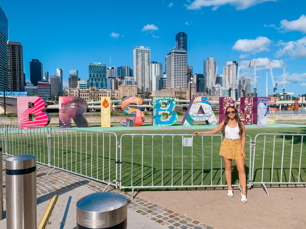 Brisbane Sign at South Bank