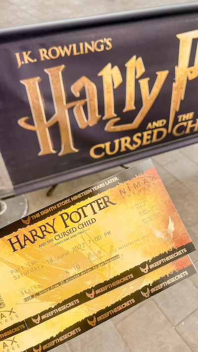 Tickets to Harry Potter and the Curses Child musical