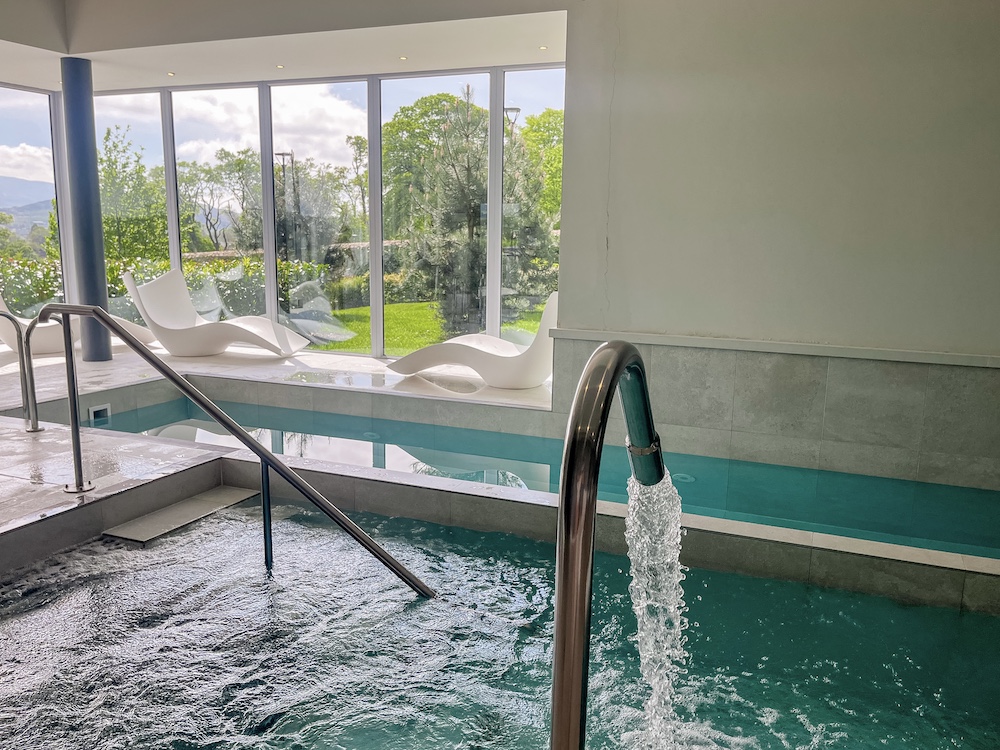 Relaxing spa at Killeavy Castle Estate